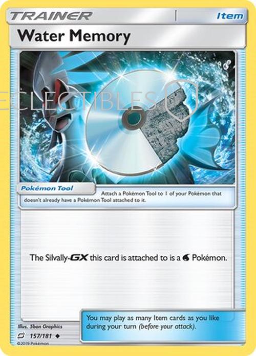 Pokemon Team up 157/181 Water Memory Reverse Holo