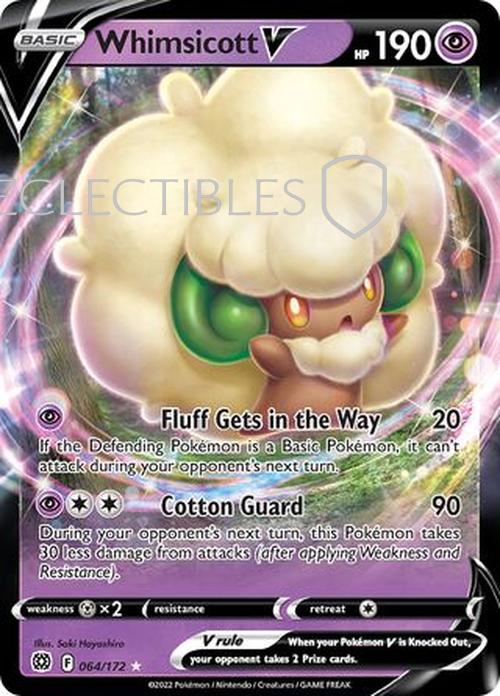 Pokemon Brilliant Stars 064/172 Whimsicott V