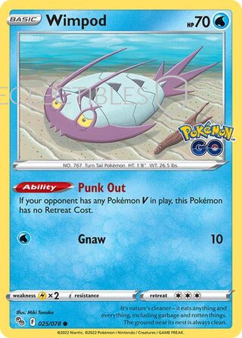 Pokemon Go 025/078 Wimpod Holo
