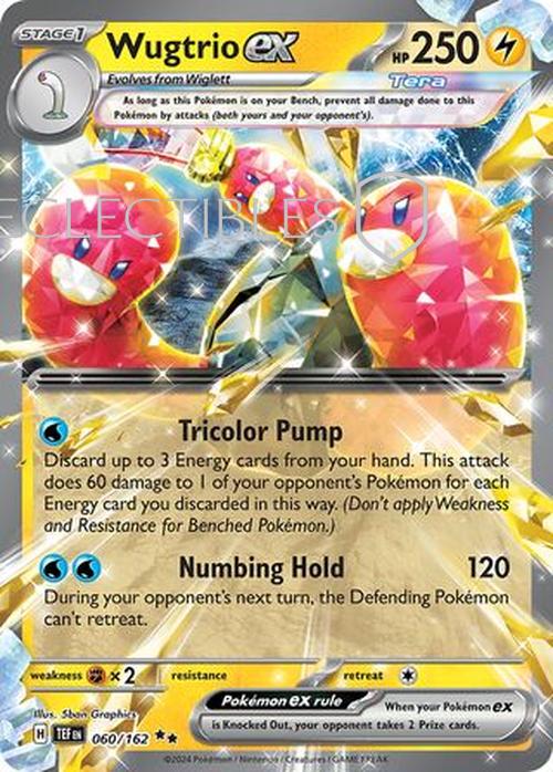 Pokemon Temporal Forces 060/162 Wugtrio ex