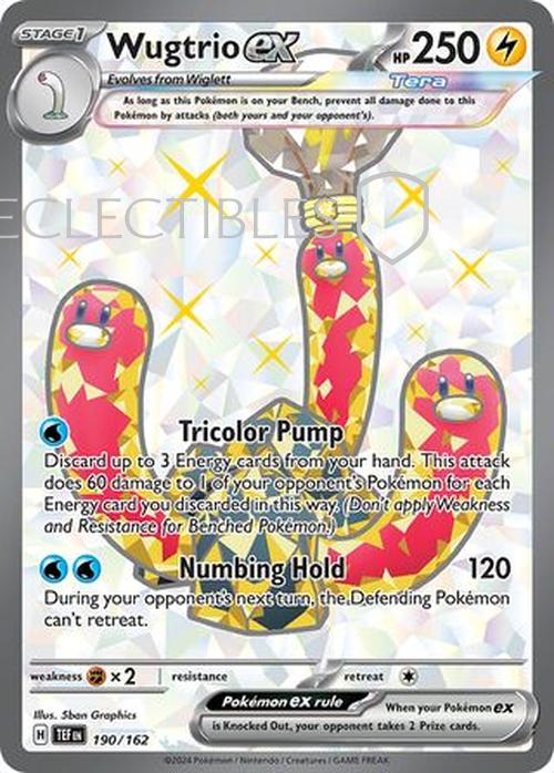 Pokemon Temporal Forces 190/162 Wugtrio ex