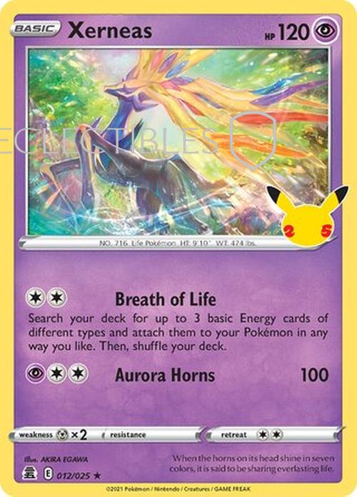Pokemon Celebrations 012/25 Xerneas