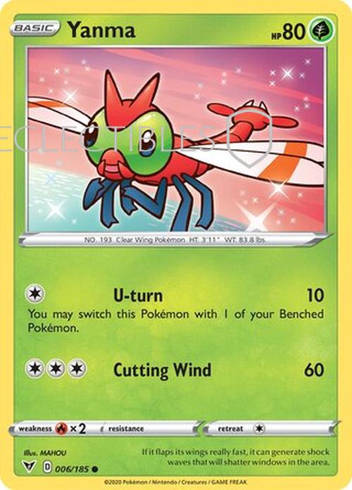 Pokemon Vivid Voltage 006/185 Yanma Reverse Holo
