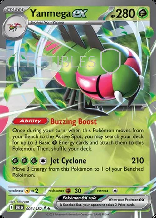 Pokemon Destined Rivals 003/182 Yanmega ex