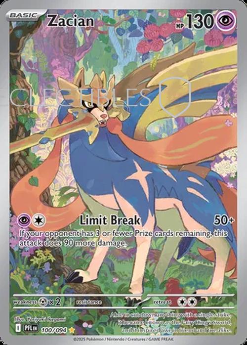 Pokemon Phantasmal Flames 100/094 Zacian 