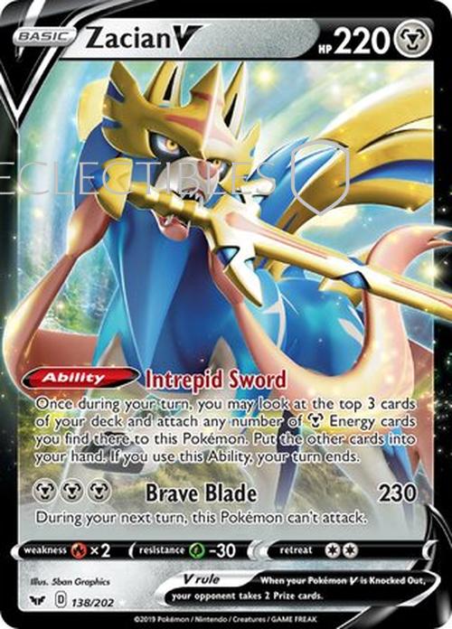 Pokemon Sword & Shield 138/202 Zacian V