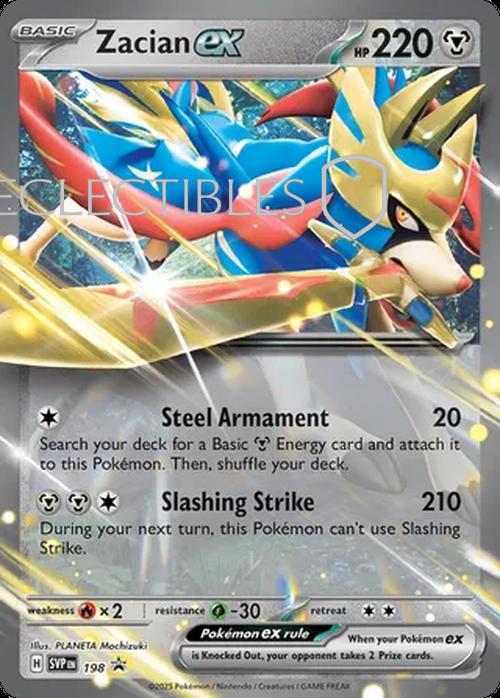Pokemon SV Black Star Promos SV 198 Zacian ex