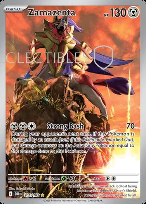 Pokemon Destined Rivals 201/182 Zamazenta