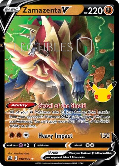 Pokemon Celebrations 018/25 Zamazenta V