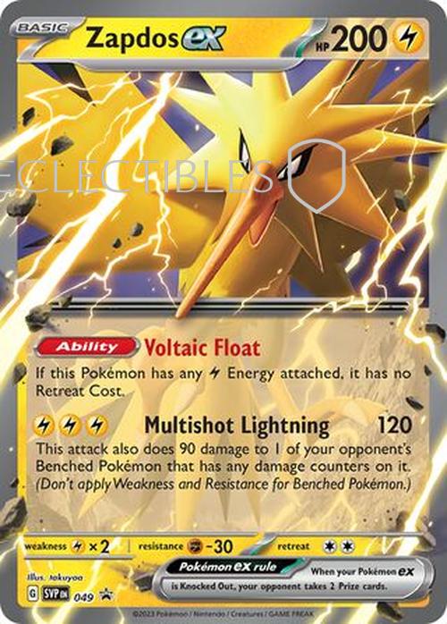 Pokemon SV Black Star Promos SV 049 Zapdos ex