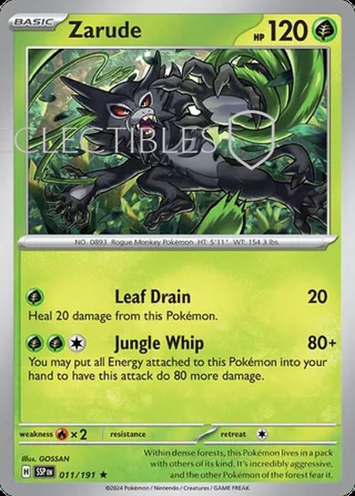 Pokemon Surging Sparks 011/191 Zarude  Holo