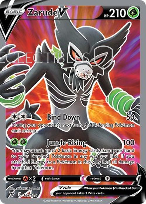 Pokemon Vivid Voltage 167/185 Zarude V