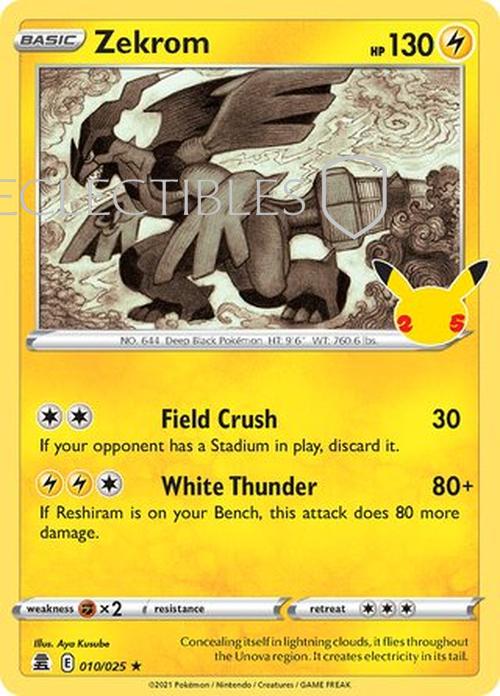 Pokemon Celebrations 010/25 Zekrom