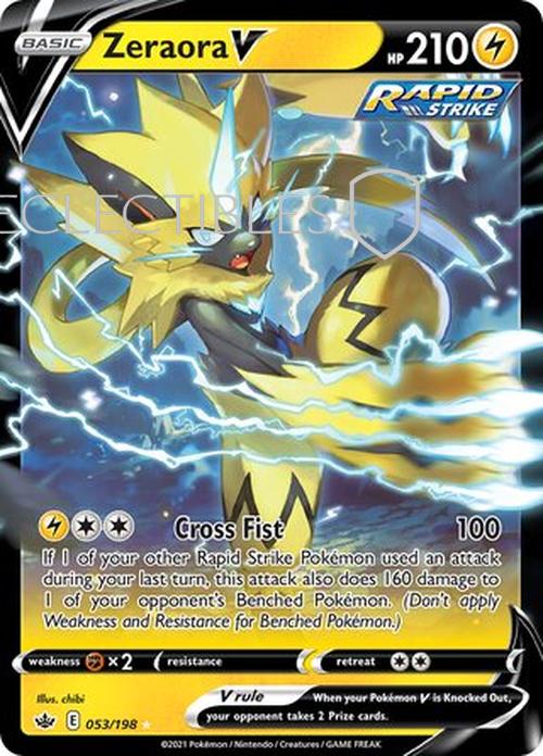 Pokemon Chilling reign 053/198 Zeraora V