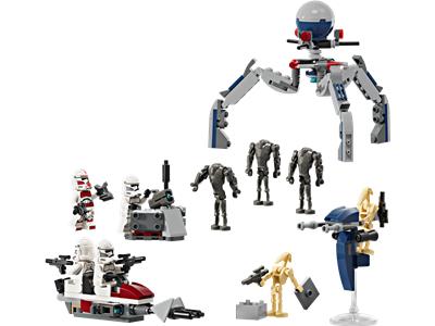 75372 LEGO Star Wars The Clone Wars Clone Trooper & Battle Droid Battle Pack