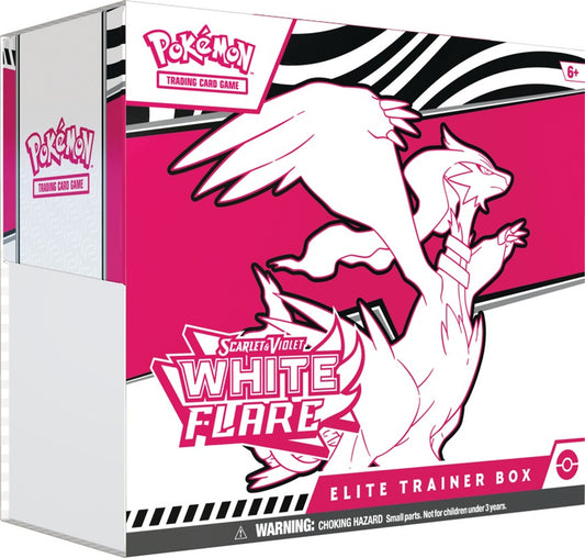 Pokemon Scarlet & Violet White Flare Elite Trainer Box Reshiram